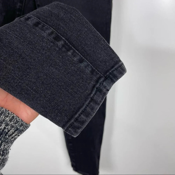 Urban Outfitters BDG Black High Waist Pull On Skinny Jeans Back Zipper Womens 28 - Picture 4 of 7